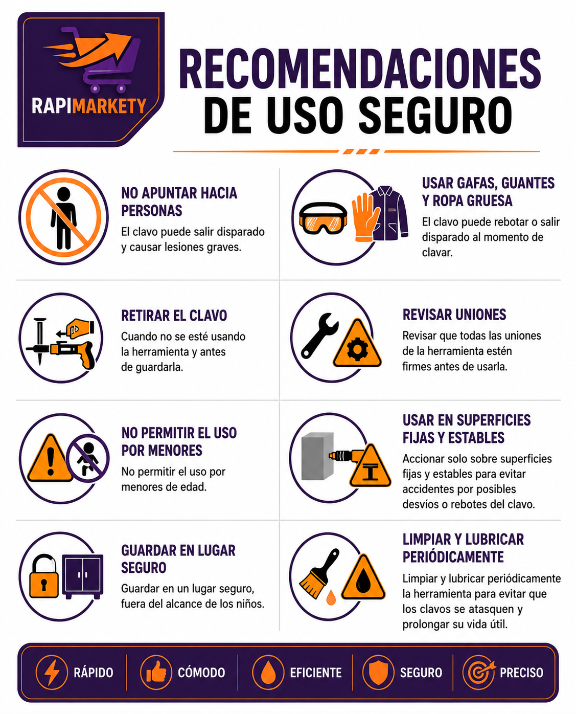 RapiFix™ Pistola Manual de Clavos + Maletín GRATIS | ¡Últimas Unidades!