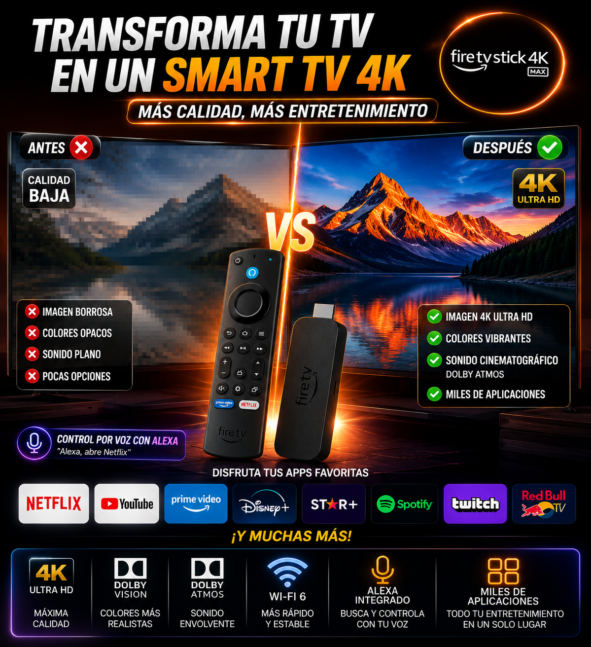 📺 Fire TV Stick 4K + Magis TV GRATIS