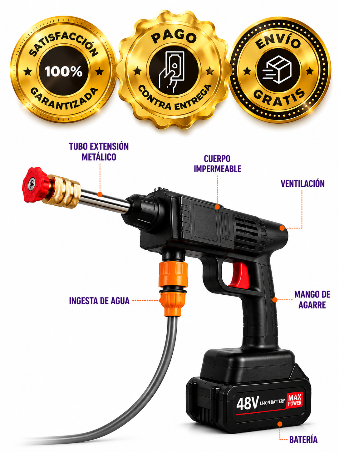Hidrolavadora RapiJet™ + 2 Baterías | Últimas Unidades!